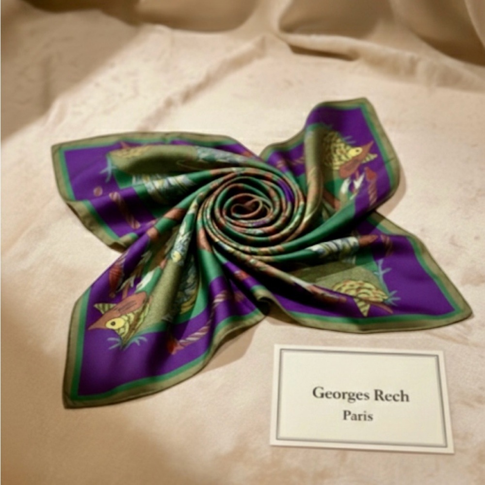 Vintage Georges Rech Paris Scarf